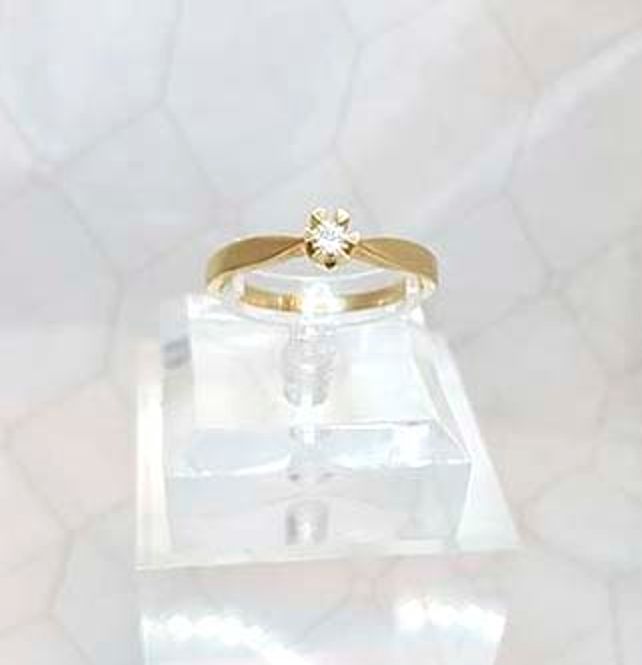 Hovedbilde Enstens ring 0,10ct tw/si