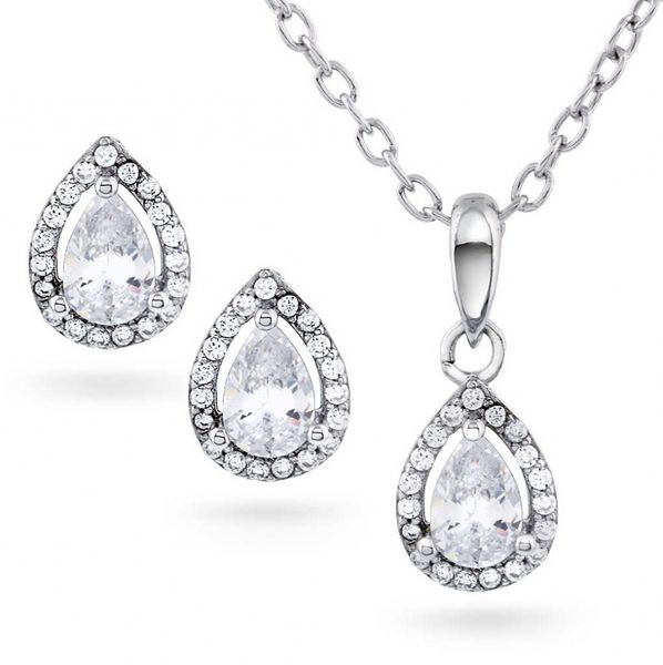 Hovedbilde Sølv sett, dråpe