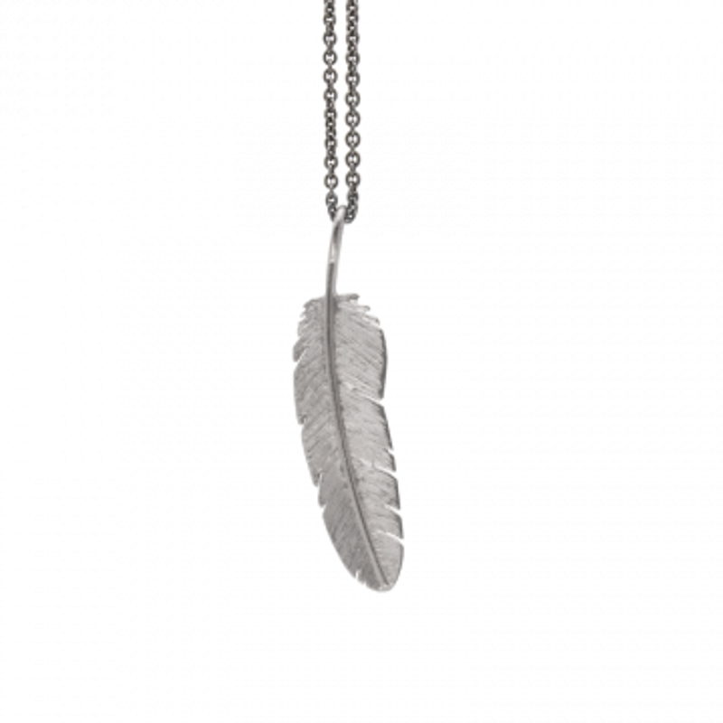 Feather anheng, sølv medium