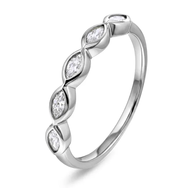 Hovedbilde Dazzle ring i sølv