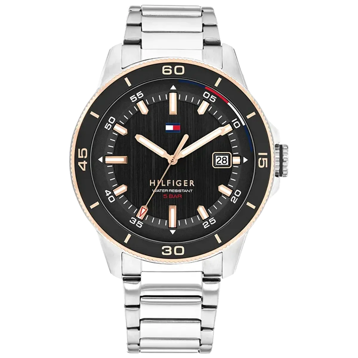 Tommy Hilfiger sort/stål