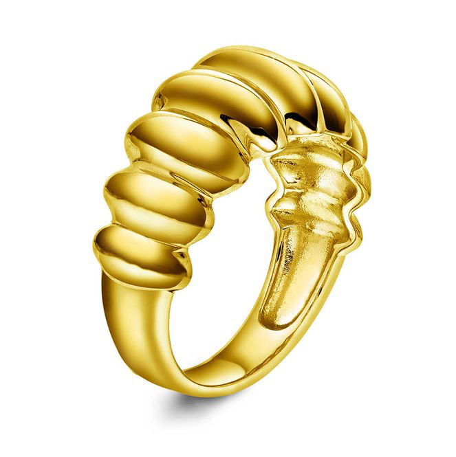 Hovedbilde Belt ring forgylt sølv