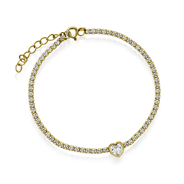 Hovedbilde Heartglow tennisarmbånd i ...